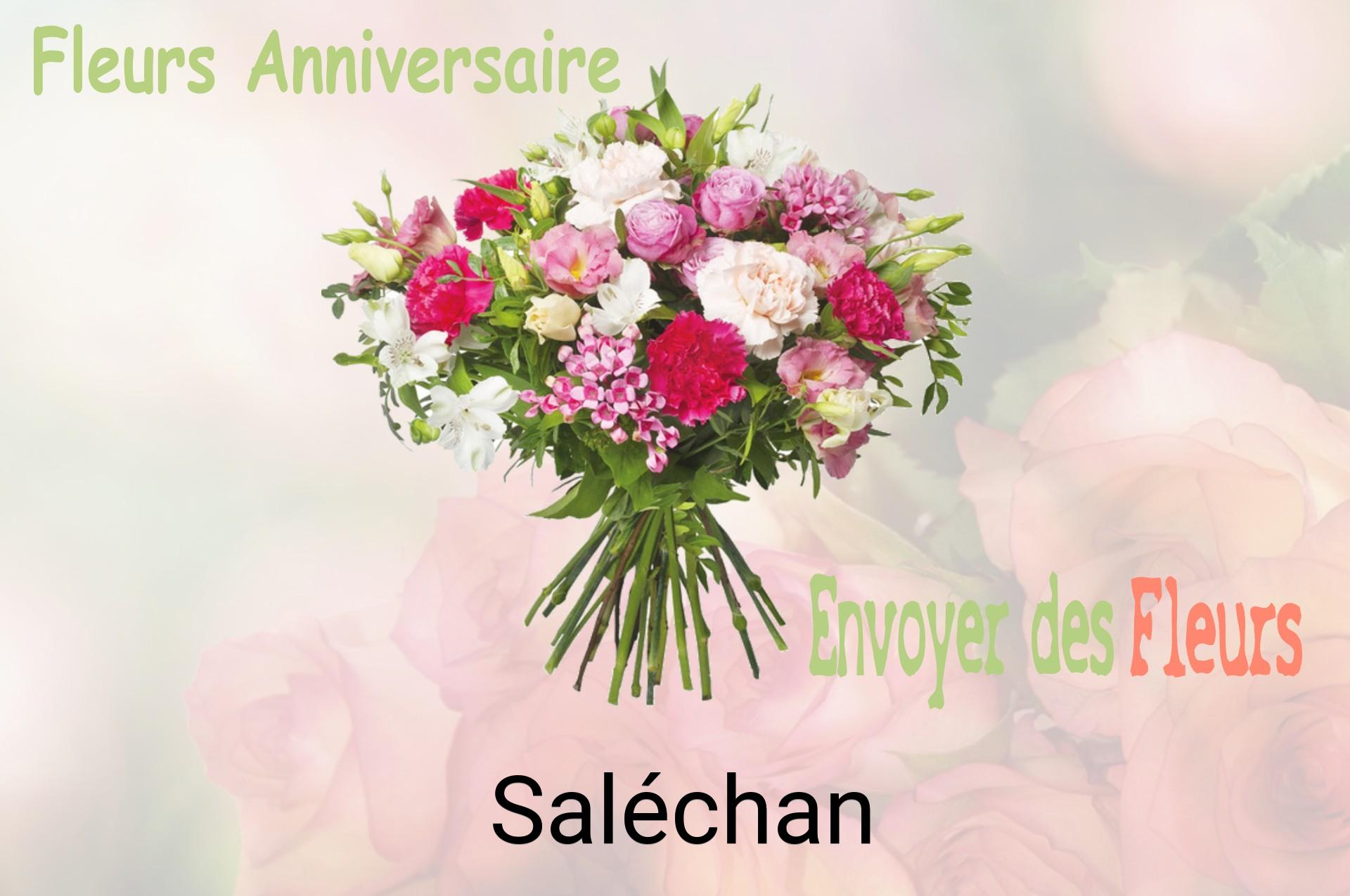 Bouquet de fleurs d’anniversaire livré à Saléchan